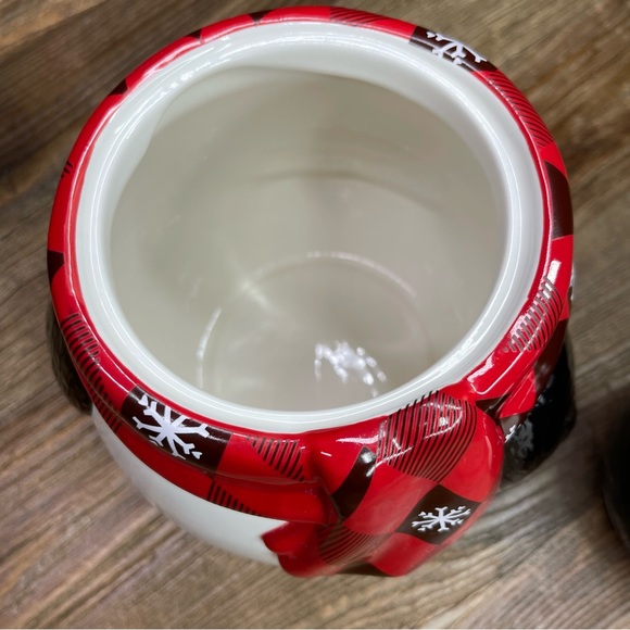 Harry & David VTG Penguin Cookie Jar Plaid Scarf 12" H - Picture 10 of 13